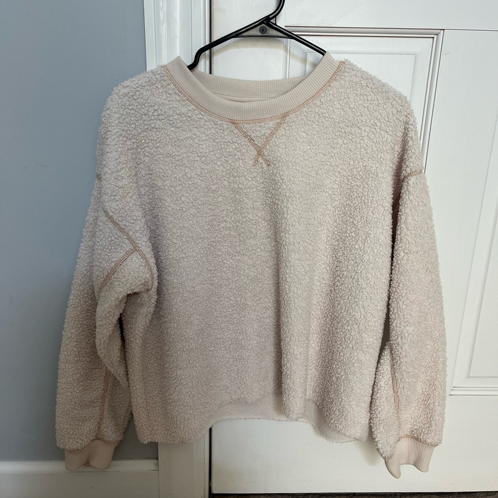 American Eagle Sherpa Crewneck